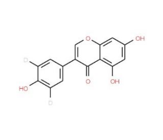 Genistein-2&prime;,6&prime;-d2 (CAS 315204-48-9) - chemical structure image