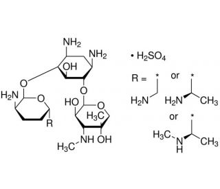 Gentamicin sulfate (CAS 1405-41-0) - chemical structure image