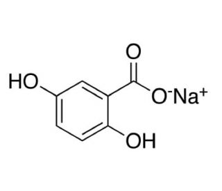 Gentisic acid sodium salt (CAS 4955-90-2) - chemical structure image