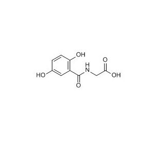 Gentisuric acid (CAS 25351-24-0) - chemical structure image