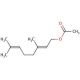 Geranyl acetate (CAS 105-87-3) - chemical structure image