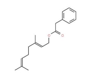 Geranyl Phenylacetate (CAS 102-22-7 ) - chemical structure image