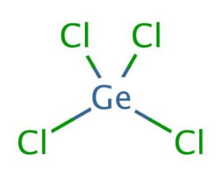 Germanium(IV) chloride (CAS 10038-98-9) - chemical structure image