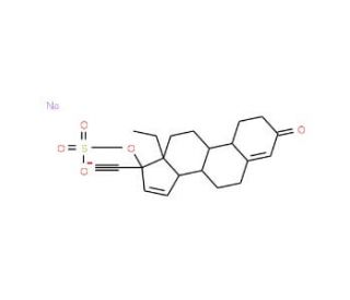 Gestodene Sulfate Sodium Salt - chemical structure image