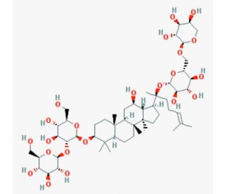 Ginsenoside Rb2 (CAS 11021-13-9) - chemical structure image