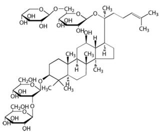 Ginsenoside Rb3 (CAS 68406-26-8) - chemical structure image
