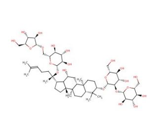 Ginsenoside Rc (CAS 11021-14-0) - chemical structure image