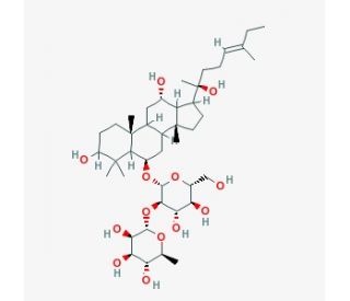 Ginsenoside Rg<sub>2</sub> (CAS 52286-74-5) - chemical structure image