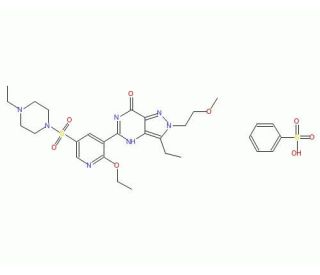 Gisadenafil besylate (CAS 334827-98-4) - chemical structure image