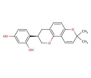 Glabridin (CAS 59870-68-7) - chemical structure image