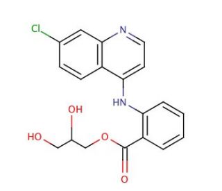 Glafenine hydrochloride (CAS 65513-72-6) - chemical structure image