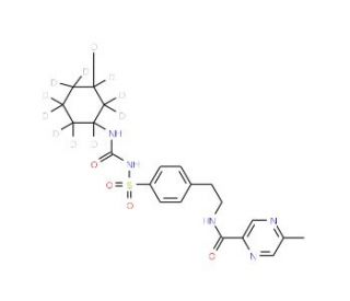 Glipizide-d11 (CAS 1189426-07-0) - chemical structure image