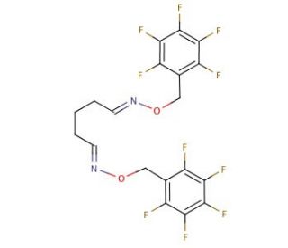 Glutaraldehyde bis-(O-pentafluorophenylmethyloxime) (CAS 932710-48-0) - chemical structure image