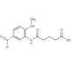 Glutaric Acid-2-methylamino-5-nitromonoanilide (CAS 91644-13-2) - chemical structure image