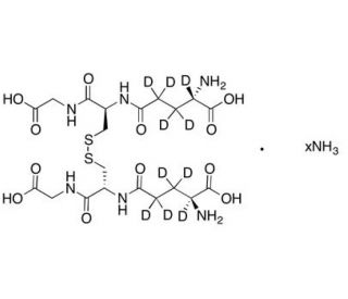 Glutathione Disulfide-d10 Ammonium Salt - chemical structure image