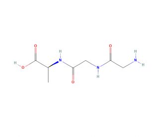 Gly-Gly-Ala-OH (CAS 19729-30-7) - chemical structure image