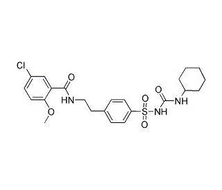 Glyburide (Glibenclamide) (CAS 10238-21-8) - chemical structure image