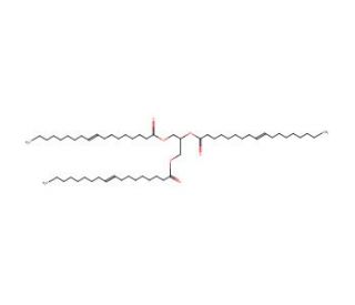 Glyceryl trielaidate (CAS 537-39-3) - chemical structure image
