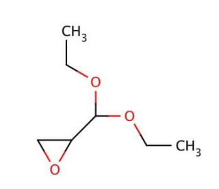 Glycidaldehyde diethyl acetal (CAS 13269-77-7) - chemical structure image