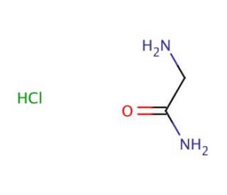 Glycinamide hydrochloride (CAS 1668-10-6) - chemical structure image