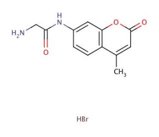 Glycine 7-amido-4-methylcoumarin hydrobromide (CAS 113728-13-5) - chemical structure image