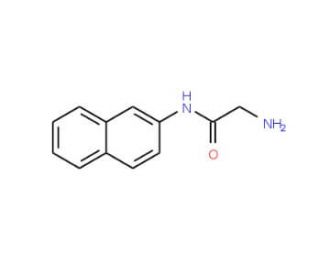 Glycine beta-naphthylamide (CAS 716-94-9) - chemical structure image