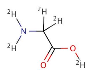 Glycine-d5 (CAS 4896-77-9) - chemical structure image