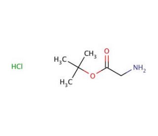 Glycine t-butyl ester hydrochloride (CAS 27532-96-3) - chemical structure image