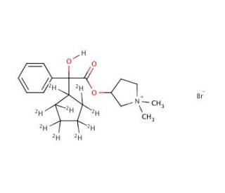 Glycopyrrolate - Labeled d9 (CAS 596-51-0 (unlabeled)) - chemical structure image