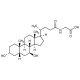 Glycoursodeoxycholic Acid (CAS 64480-66-6) - chemical structure image