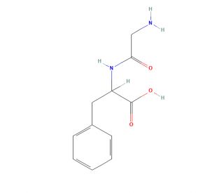Glycyl-DL-phenylalanine (CAS 721-66-4) - chemical structure image