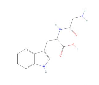 Glycyl-DL-tryptophan (CAS 2189-26-6) - chemical structure image
