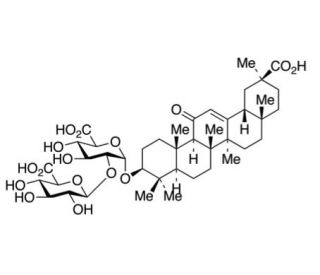 Glycyrrhizic acid (CAS 1405-86-3) - chemical structure image
