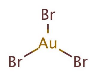 Gold(III) bromide (CAS 10294-28-7) - chemical structure image