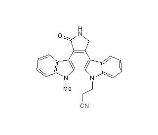G&ouml; 6976 (CAS 136194-77-9) - chemical structure image