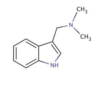 Gramine (CAS 87-52-5) - chemical structure image