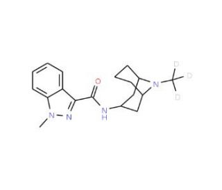 Granisetron-d3 (CAS 109889-09-0 (unlabeled)) - chemical structure image