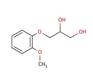 Guaifenesin (CAS 93-14-1) - chemical structure image
