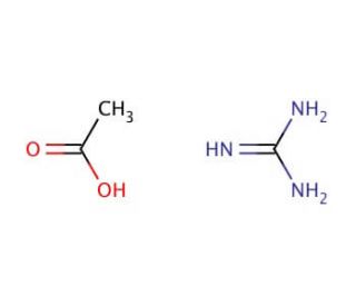 Guanidine acetate salt (CAS 593-87-3) - chemical structure image