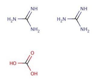 Guanidine carbonate salt (CAS 593-85-1) - chemical structure image