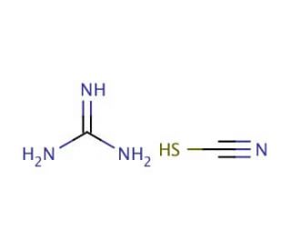 Guanidine Thiocyanate (CAS 593-84-0) - chemical structure image