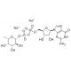 Guanosine 5′-diphospho-β-L-fucose sodium salt (CAS 15839-70-0) - chemical structure image