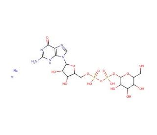 Guanosine 5&prime;-diphosphoglucose sodium salt (CAS 103301-72-0) - chemical structure image