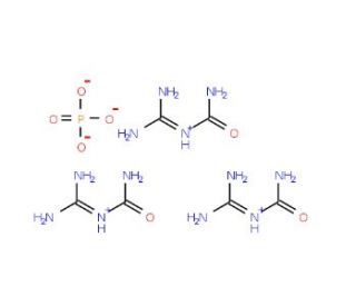 Guanylurea phosphate (CAS 17675-60-4) - chemical structure image