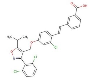GW 4064 (CAS 278779-30-9) - chemical structure image