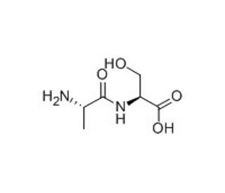 H-Ala-Ser-OH (CAS 3303-41-1) - chemical structure image