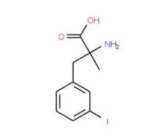 H-alpha-Me-L-Phe(3-I)-OH (CAS 457653-01-9) - chemical structure image