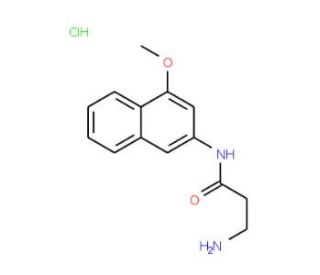H-beta-Ala-4MbetaNA HCl (CAS 100900-08-1) - chemical structure image