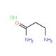 H-beta-Ala-NH2 hydrochloride (CAS 64017-81-8) - chemical structure image