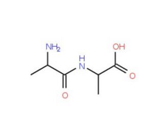 H-D-Ala-Ala-OH (CAS 1115-78-2) - chemical structure image